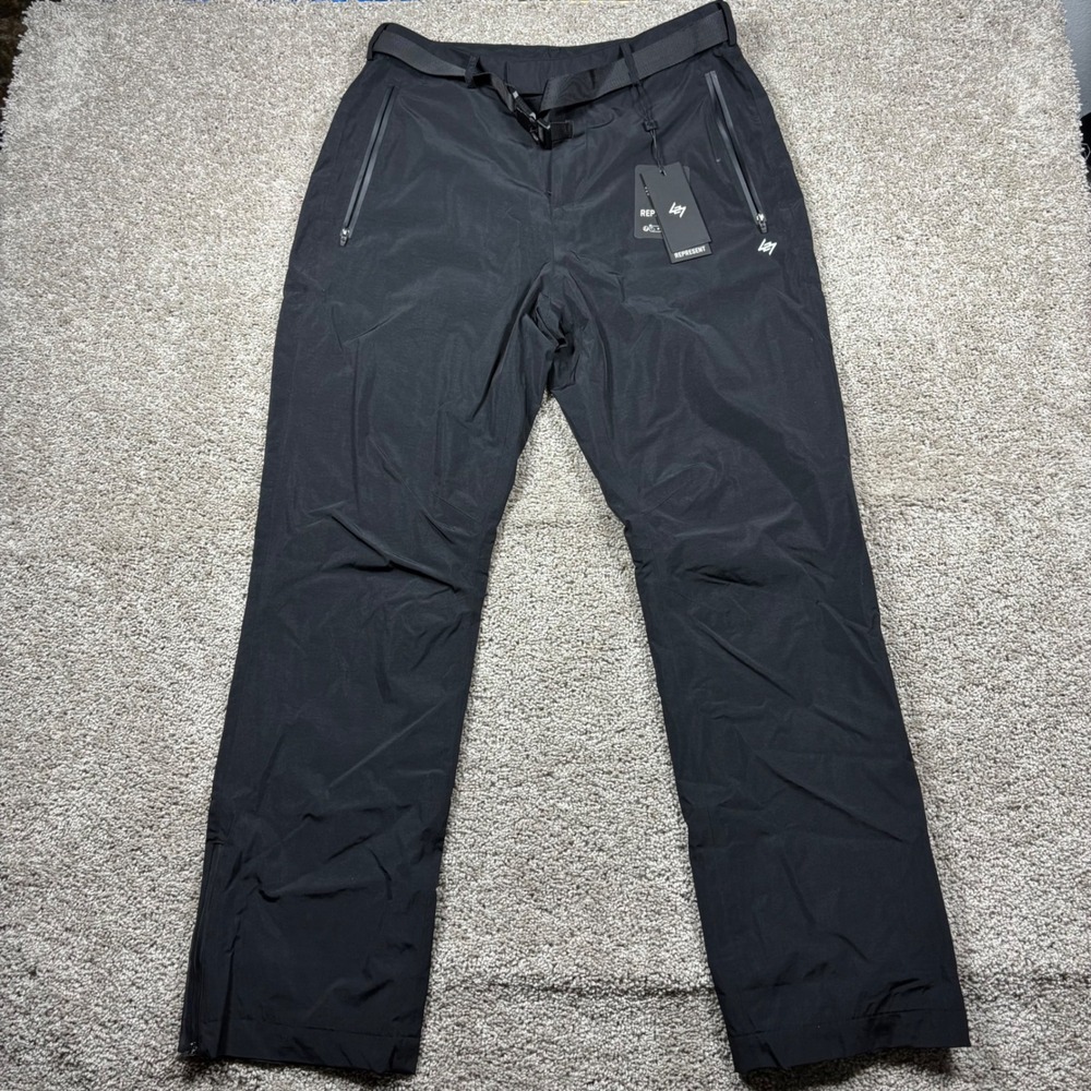 Represent 247 Taped‎ Pant Mens Medium Black Technical Performance NWT Waterproof